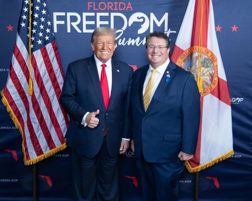 Trump unterstützt Randy Fine für den Kongress