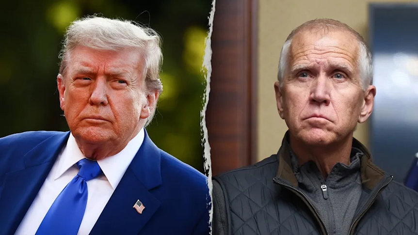 Trump begrüßt Rückzug von Tillis nach Streit um Medicaid-Gesetz - Trump lobt den Rücktritt von Senator Tillis nach dem Streit um das Medicaid-Gesetz und fordert Republikaner zu Balance auf.