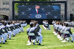 Trump Vows $1T Defense Build-Up at West Point