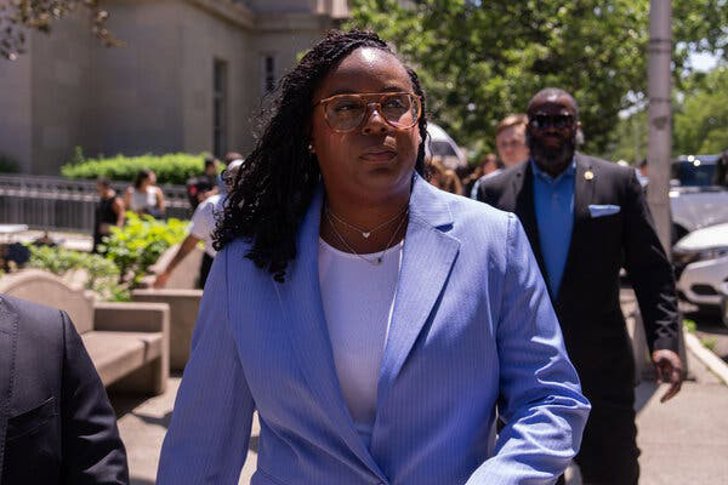 Rep. McIver Pleads Not Guilty in ICE Facility Incident - New Jersey Rep. McIver pleads not guilty to charges of obstructing officers during Newark ICE protest, calls case political intimidation.