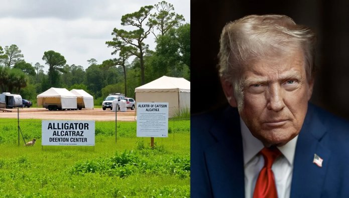 Trump Florida’da ‘Alligator Alcatraz’ Gözaltı Merkezini Açtı