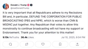 CNN-Moderatorin weicht Trump-Beleidigung im Senat-Finanzierungsstreit aus