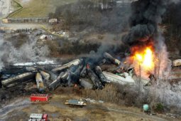 Trump Launches $10M Health Study After East Palestine Toxic Spill