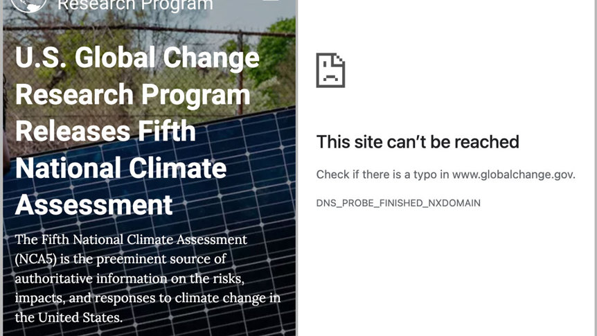 Klimaseite offline: Trump setzt Politik-Neustart um - Die US-Klimaseite ist offline, während die Trump-Regierung Klimaberichte zu NASA verlegt und einen Politik-Neustart ankündigt.