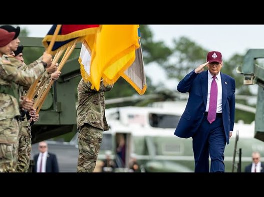 Trump droht vor Parade mit Härte gegen Proteste