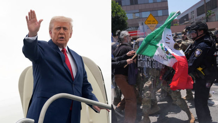 Trump LA'deki isyanı bastırmak için asker gönderdi