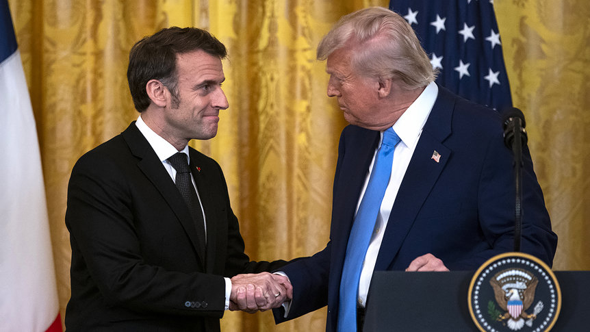 Macron, Trump Call for Ukraine Ceasefire - Macron says he spoke with Trump to support a 30-day ceasefire in Ukraine; urges Russia to commit as well.